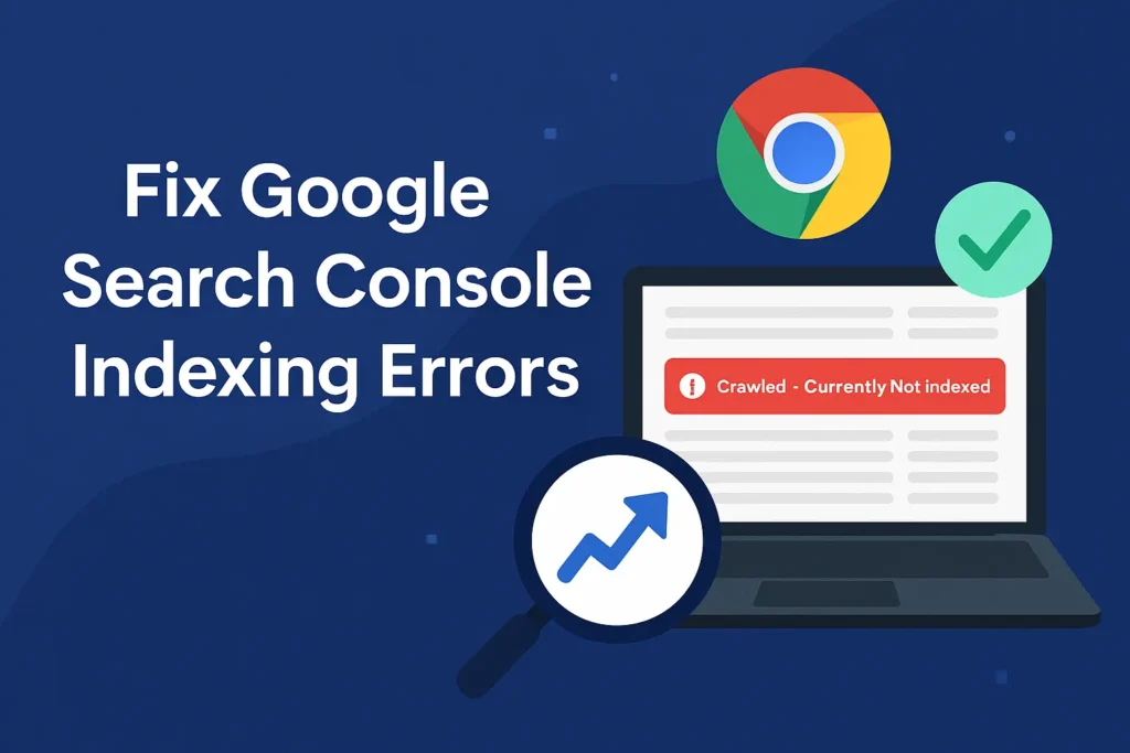 Google Search Console Indexing Errors