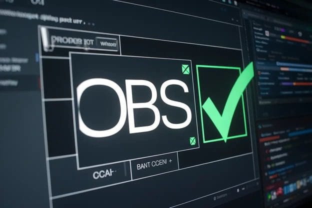 OBS black screen fix