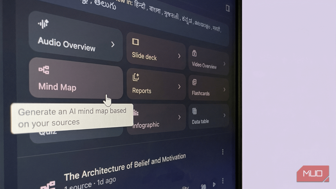 NotebookLM's mind map tool is more powerful when you use it like this