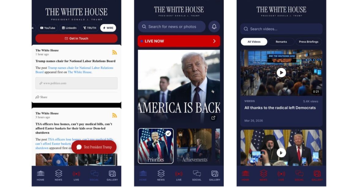 The White House has an app now, and Trump wants you to report people to ICE on it