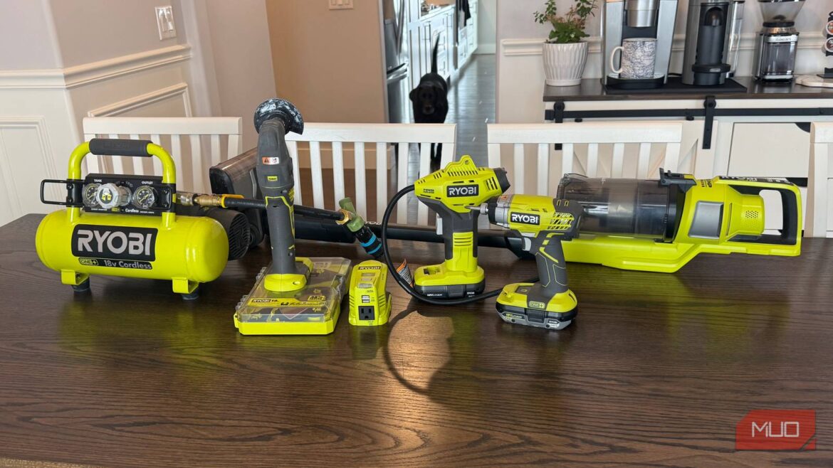 I built my entire workshop around Ryobi ONE+, and it just works
