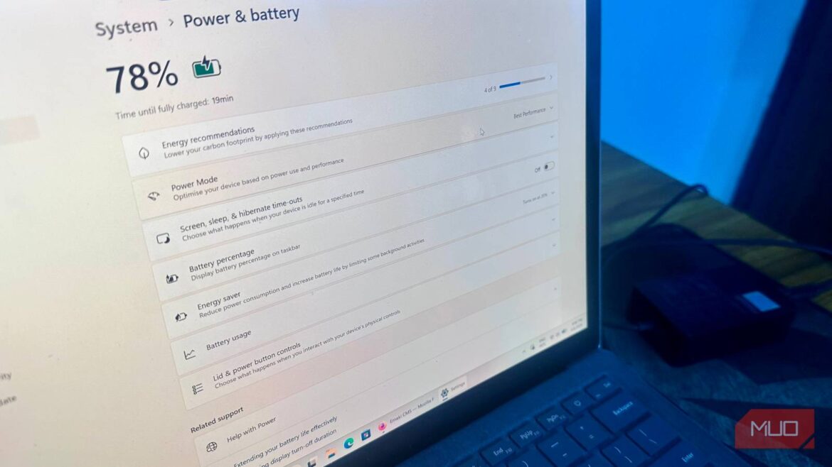 I changed one power plan setting and my plugged-in laptop stopped randomly stuttering