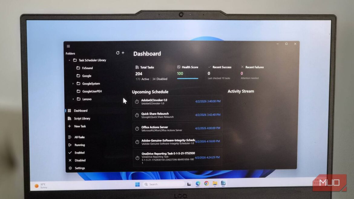 I found a free Task Scheduler replacement that makes Windows automation actually simple