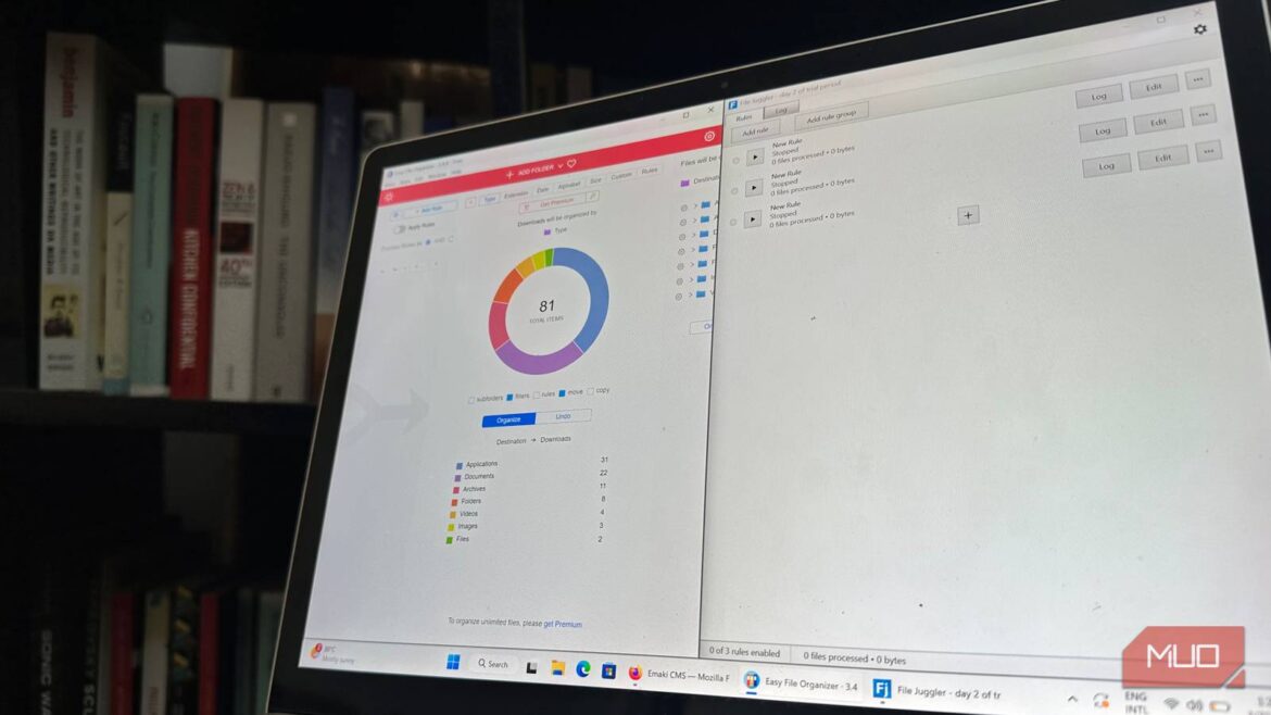 I haven't sorted a single file manually since I found these Windows apps that handle it automatically