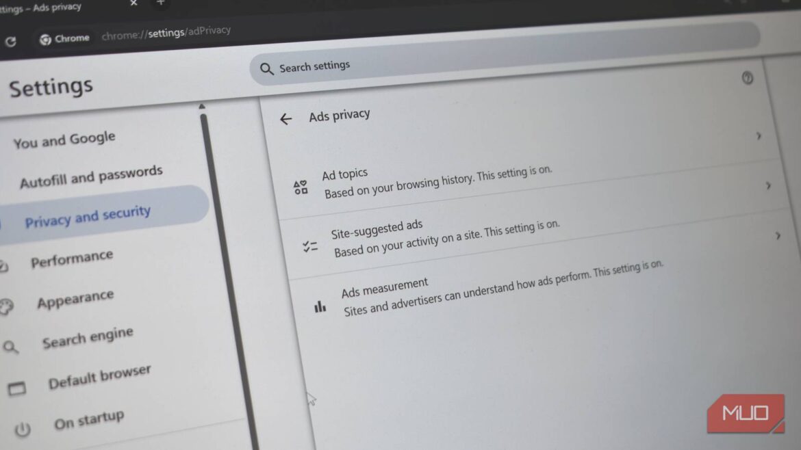 I turned off Chrome's Ad Privacy feature after realizing what it was actually doing