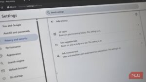 I turned off Chrome's Ad Privacy feature after realizing what it was actually doing