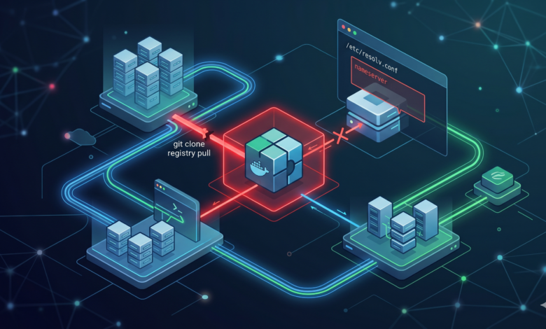 gitlab runner dial tcp lookup no such host dns error