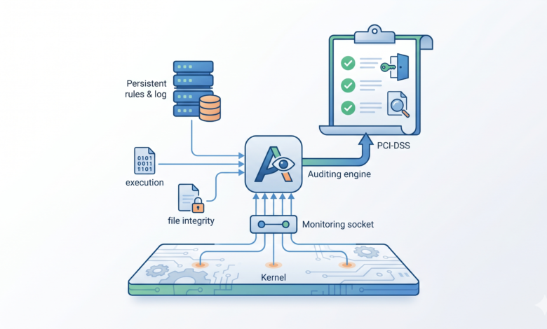 configure linux auditd rules monitoring